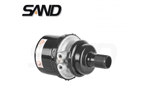 What is the purpose of the diaphragm in an air brake actuator?